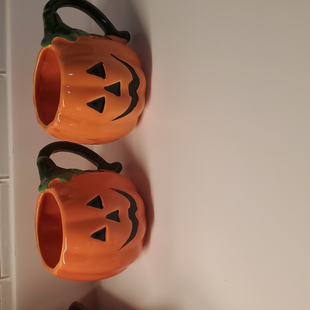 Pumpkin Halloween Mugs